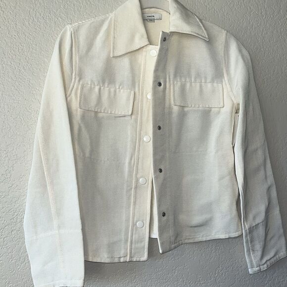 Vince Textured Shirt Jacket Style XS NWT $495 - Picture 6 of 8